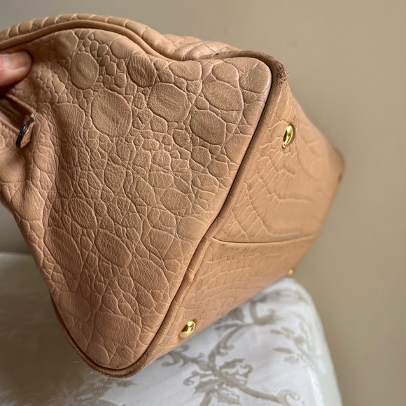 Michael Kors Crocodile Embossed Satchel Handbag. Michael Kors - Picture 5 of 12